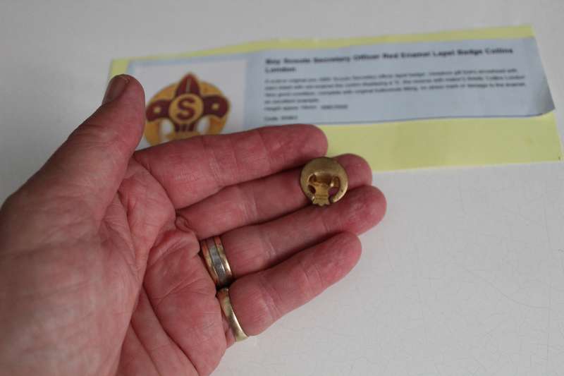 Scouts - Very rare Officer badge!.....details below.....