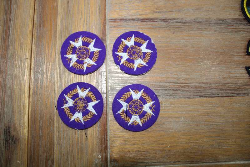 Chaplain cloth badges x 4 - take all for R 125!!