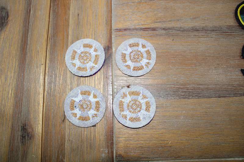 Chaplain cloth badges x 4 - take all for R 125!!