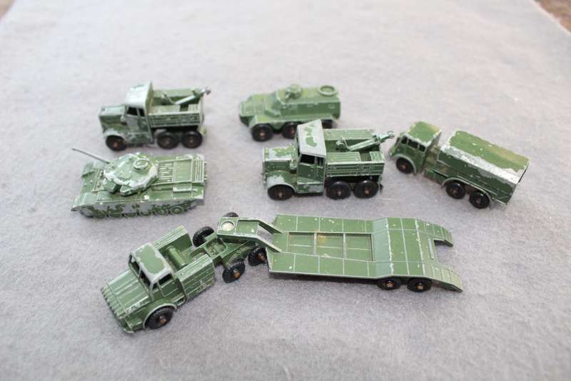 Lesney Military Vehicles x 6 - take all for R 250!