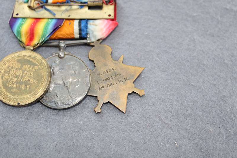WW1 Naval medal set