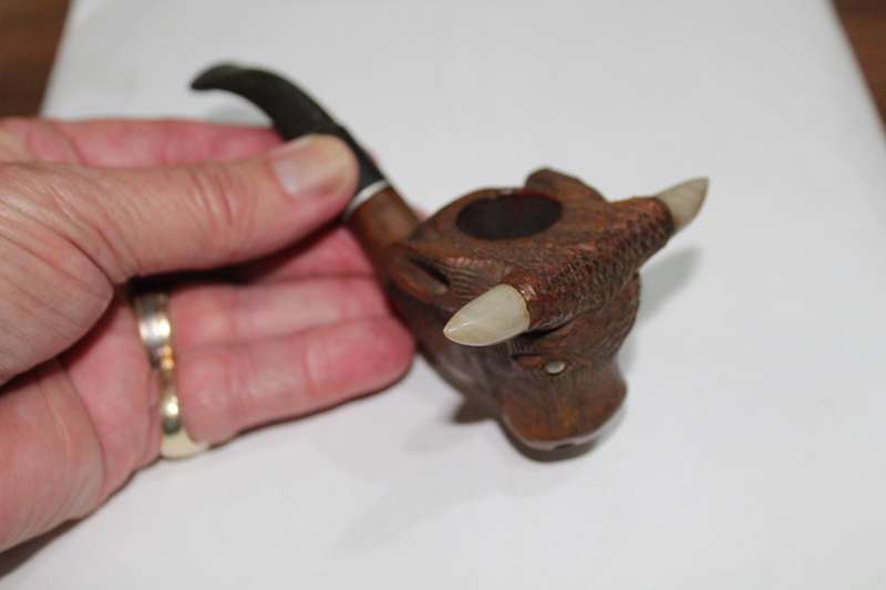 Pipe - very unusual! Hand carved