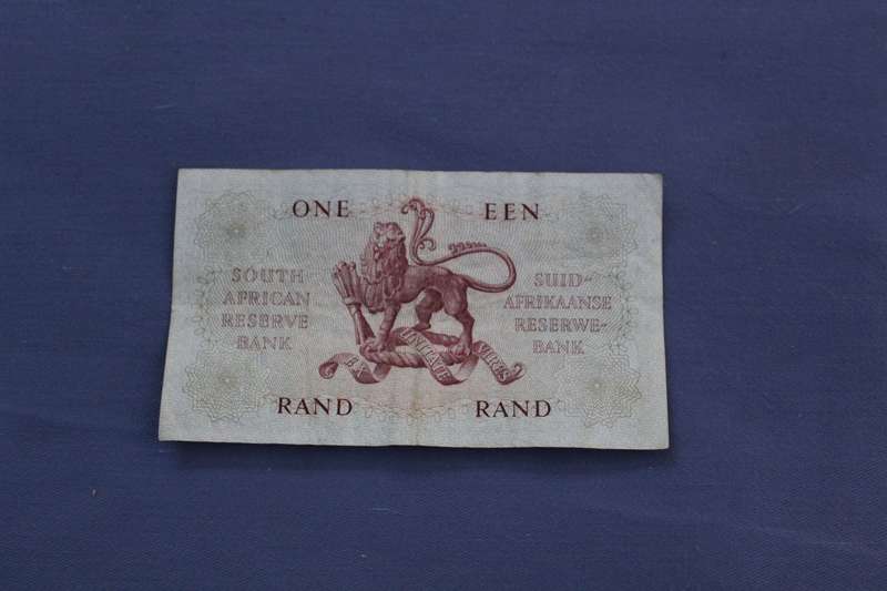South African one rand note