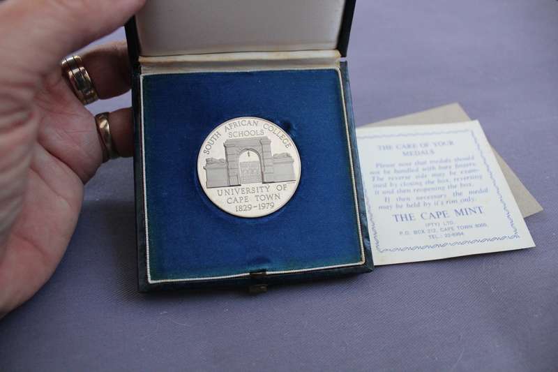 Sterling silver medallion - boxed