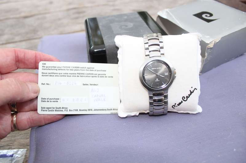 Pierre Cardin watch - boxed and with guarantee card