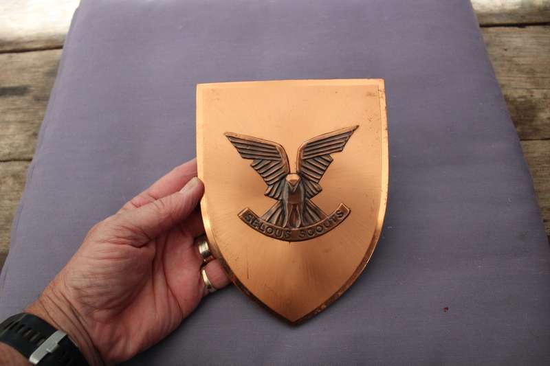 Selous Scout copper plaque