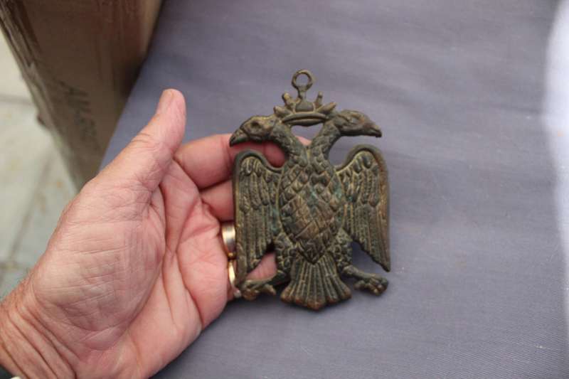 Byzantine/Greek/Venetian bronze pendant