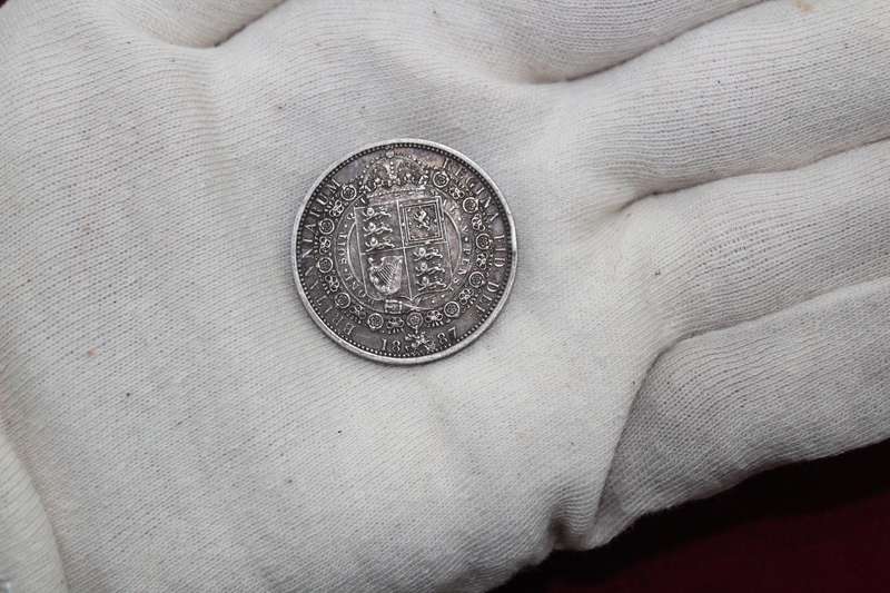British half Crown 1887.....details below.....