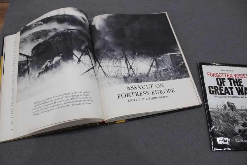 WW2 book and 'Forgotten Voices' book (first hand accounts of the war)