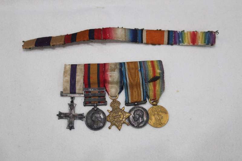 Military Cross / Boer War group (miniatures)