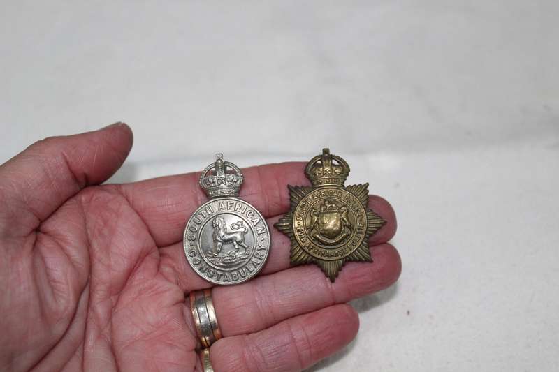 South African Constabulary - rare badge! (and a bonus badge)