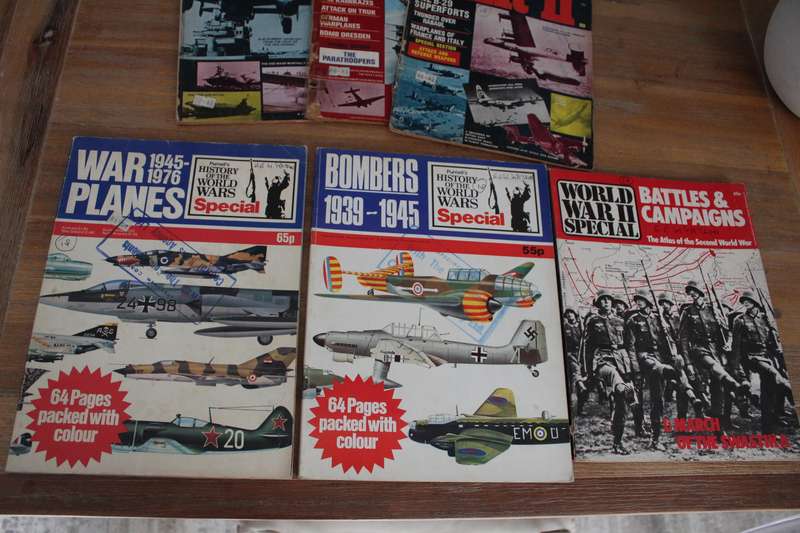 WW2 magazines x 6 - great find......see below......