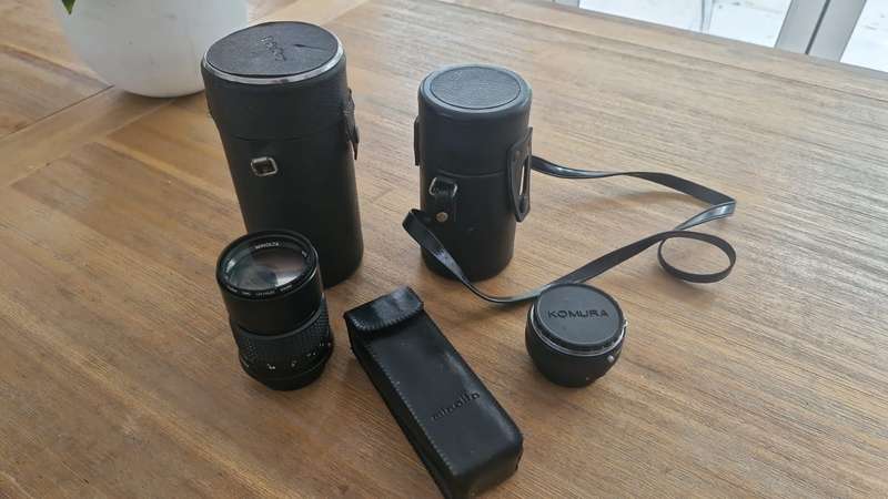 Camera lenses - take all for R 500!!