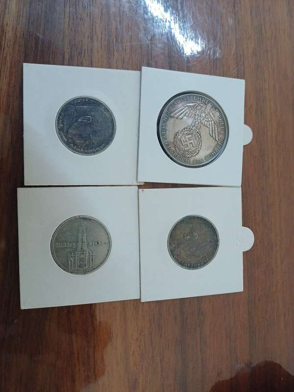 4x Natzi Co[ns As per Picture 1 Bidder takes all