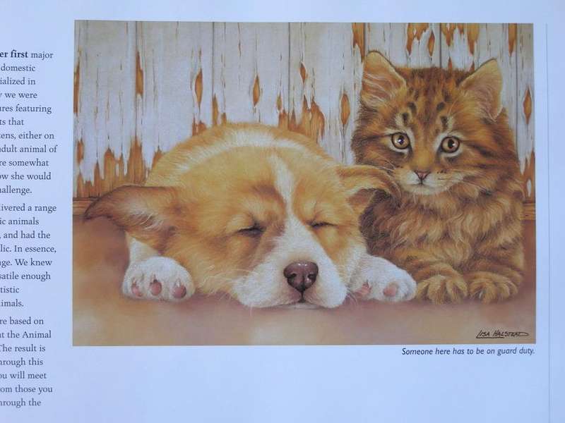 BOOK - LOYAL COMPANIONS by LISA HALSTEAD (Artist) 2012