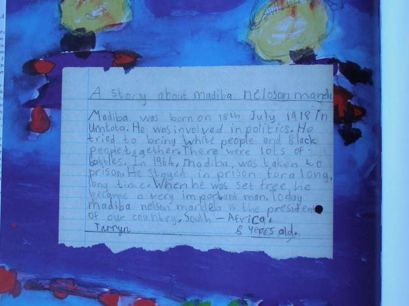 BOOK - THE CHILDREN'S MANDELA - A tribute to Nelson Mandela from the Children of South Africa 2010