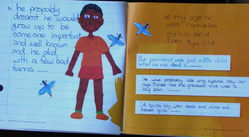 BOOK - THE CHILDREN'S MANDELA - A tribute to Nelson Mandela from the Children of South Africa 2010