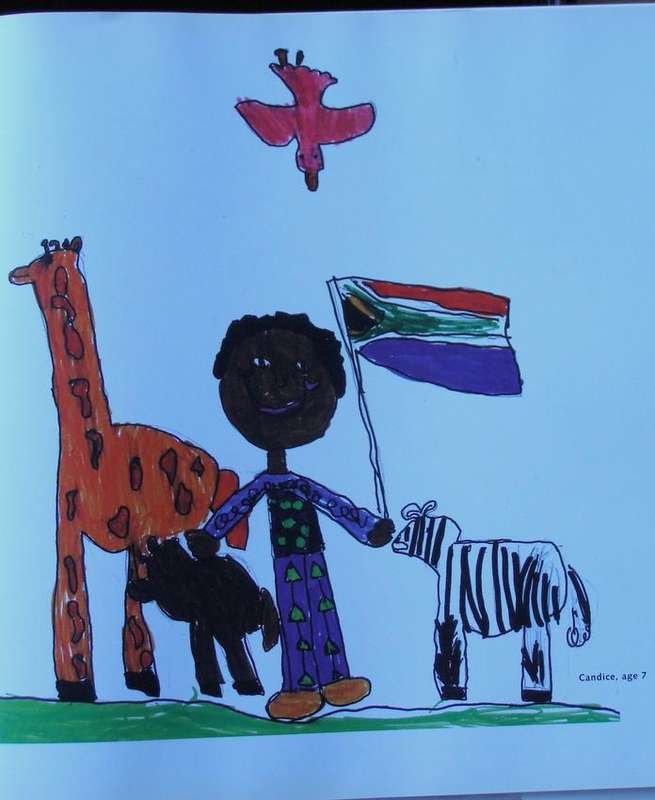 BOOK - THE CHILDREN'S MANDELA - A tribute to Nelson Mandela from the Children of South Africa 2010