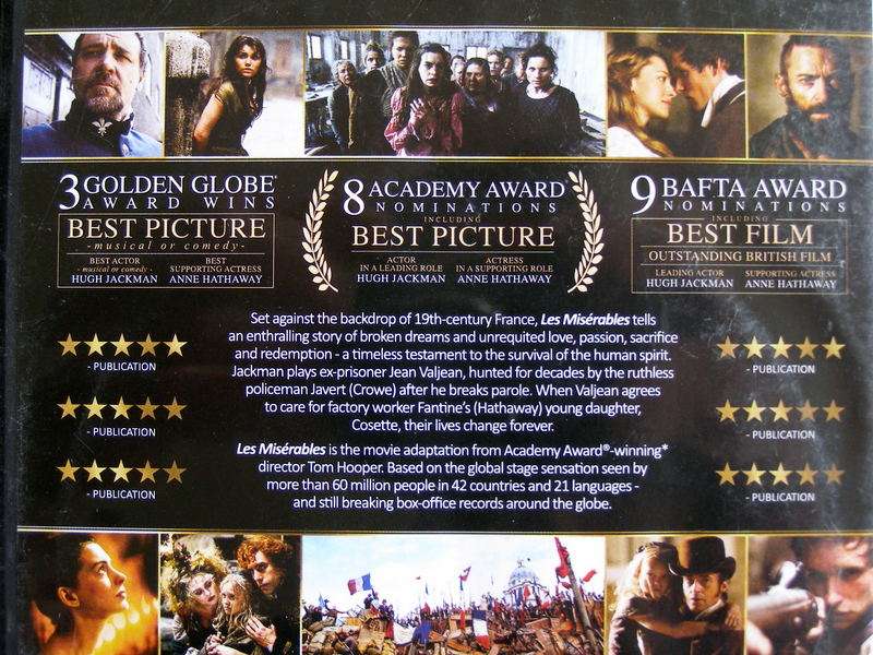 DVD - LES MISERABLES The Musical Phenomenon, Hugh Jackman/Russell Crowe/Anne Hathaway