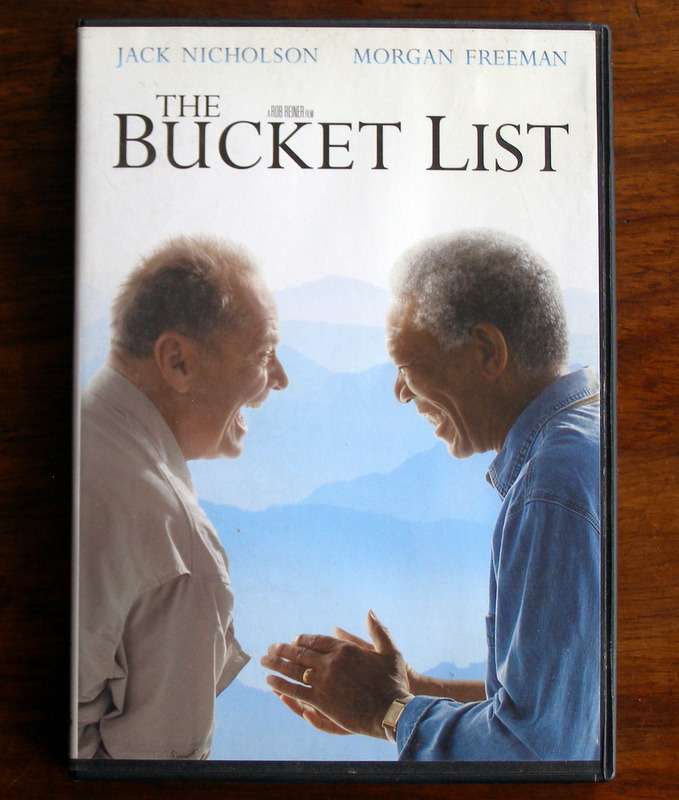 DVD MOVIE - THE BUCKET LIST with Jack Nicholson/Morgan Freeman