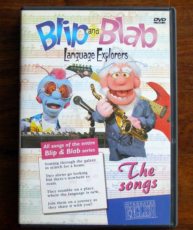 DVD - BLIP AND BLAB Language Explorers - The Songs (Educational English Learning)