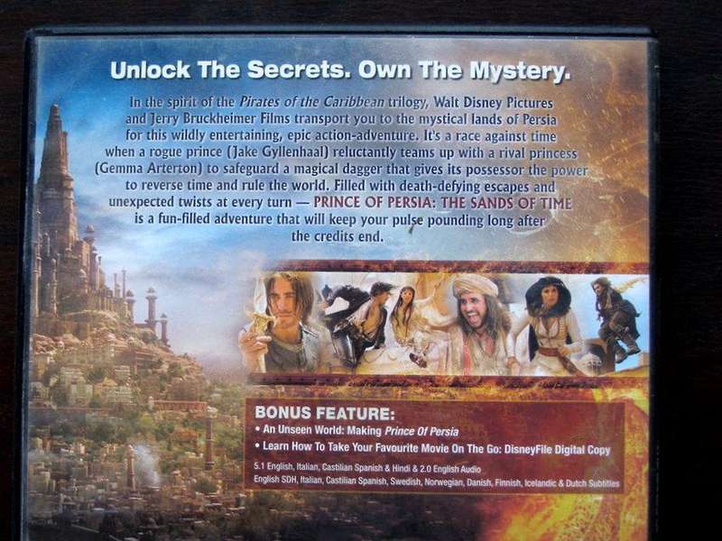 DVD MOVIE - PRINCE OF PERSIA with Jake Gyllenhaal