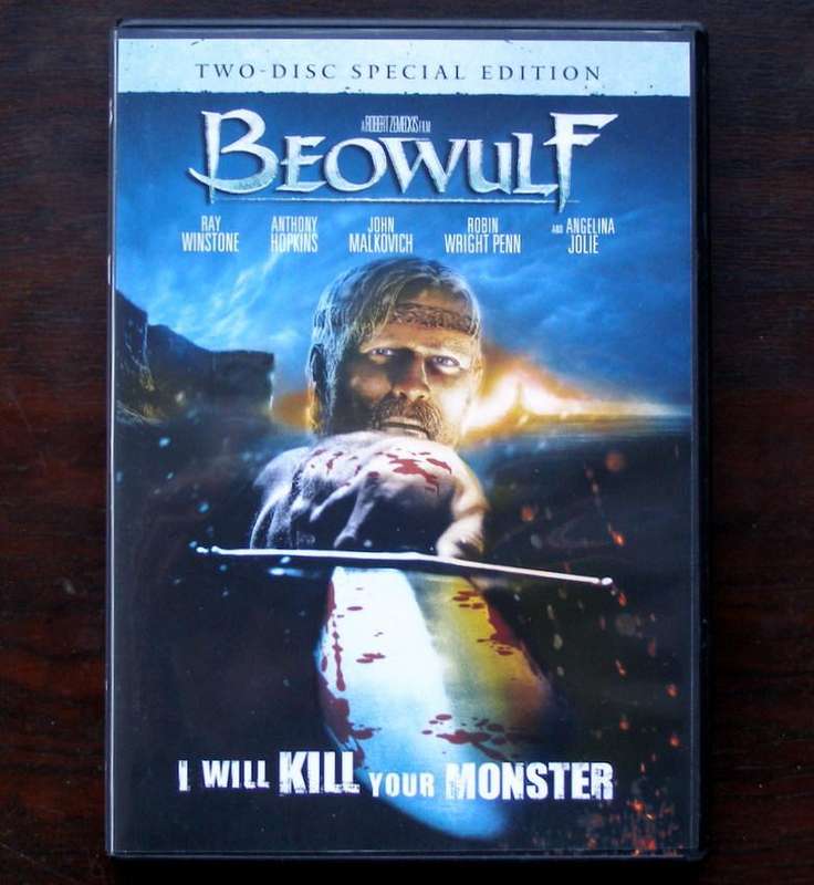 DVD MOVIE - BEOWULF with Anthony Hopkins, John Malkovich