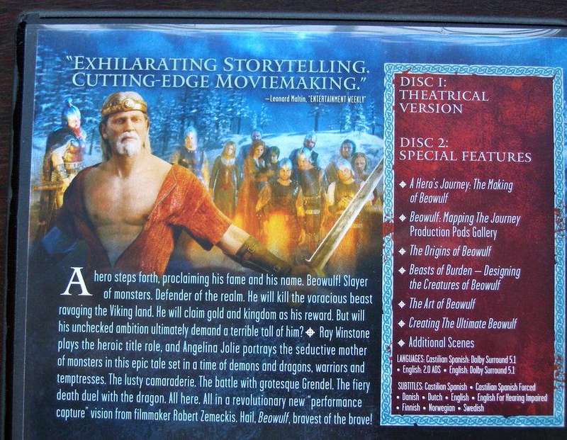 DVD MOVIE - BEOWULF with Anthony Hopkins, John Malkovich