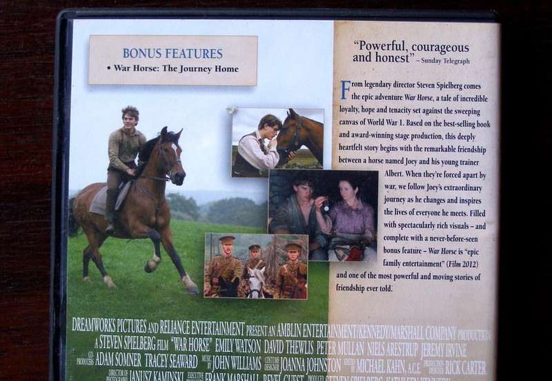 DVD MOVIE - WAR HORSE directed by Steven Spielberg