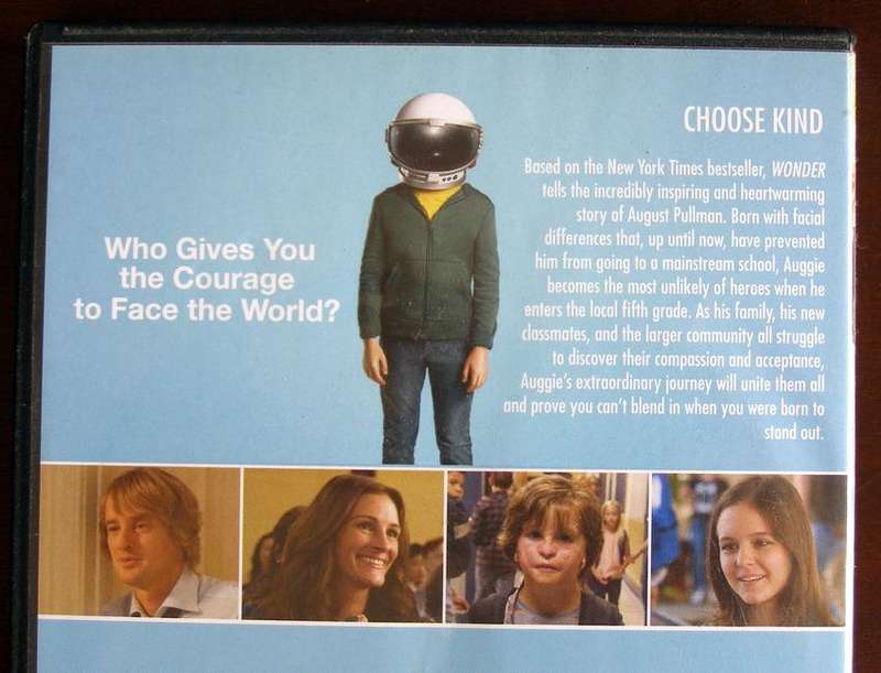 DVD MOVIE - WONDER with Julia Roberts, Owen Wilson