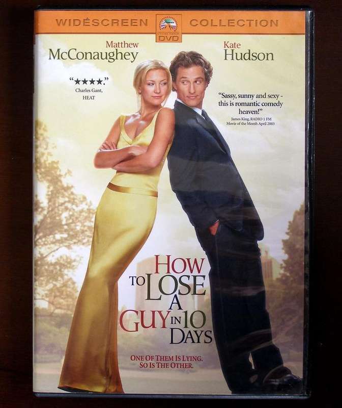 DVD MOVIE - HOW TO LOSE A GUY IN 10 DAYS with Matthew McConaughey, Kate Hudson
