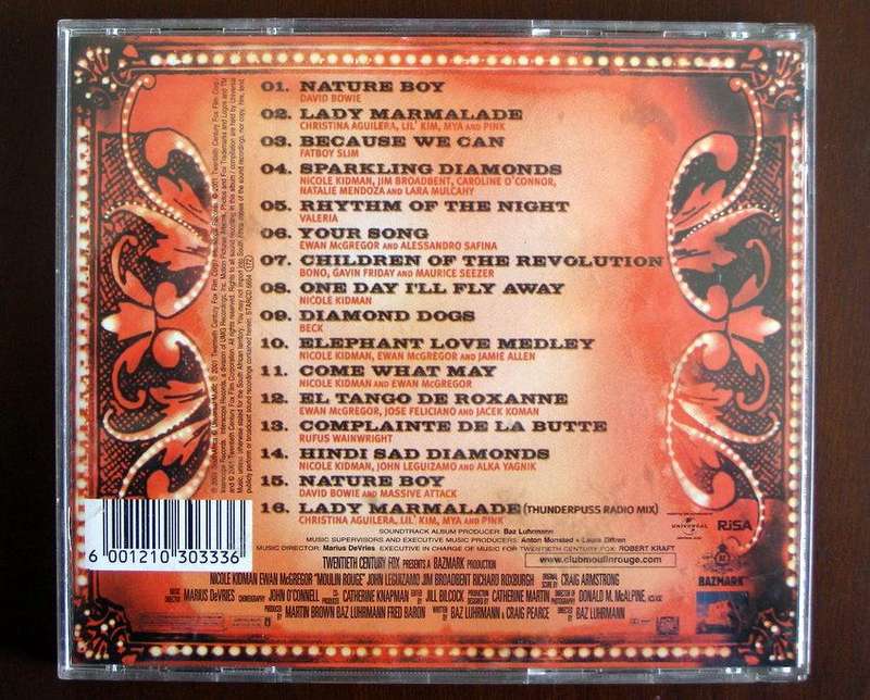 CD SOUNDTRACK - MOULIN ROUGE