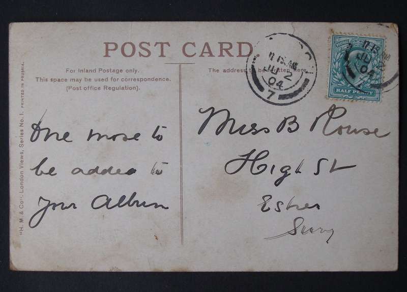 H.M. & Co. London Views Series POSTCARD - Cheapside, London 1904
