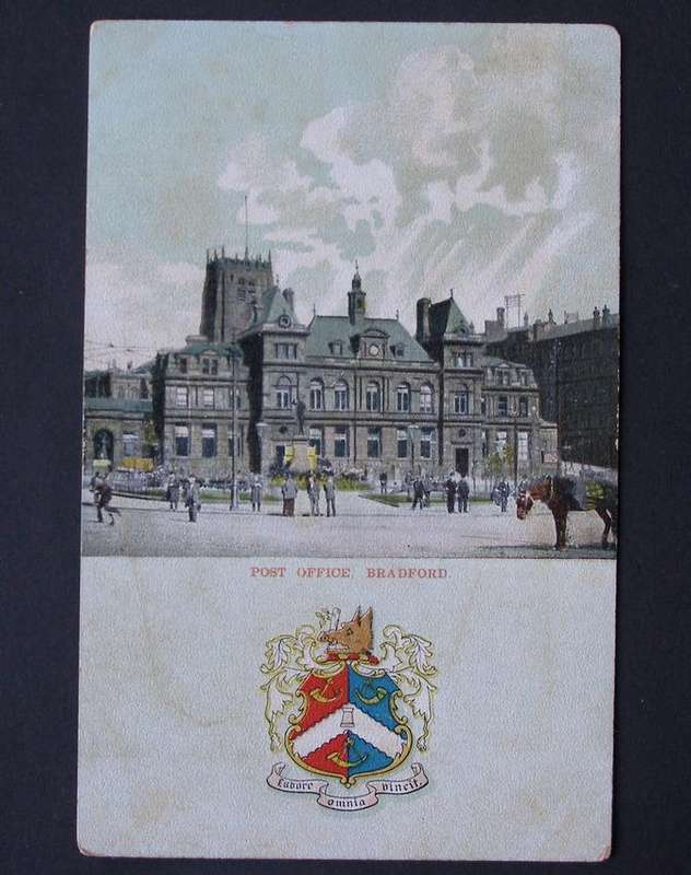 W.H.S. & S. Dale Series POSTCARD - Post Office, Bradford