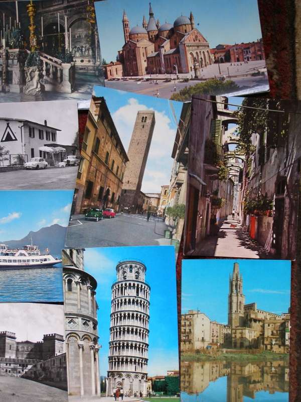 12 Assorted Italian POSTCARDS