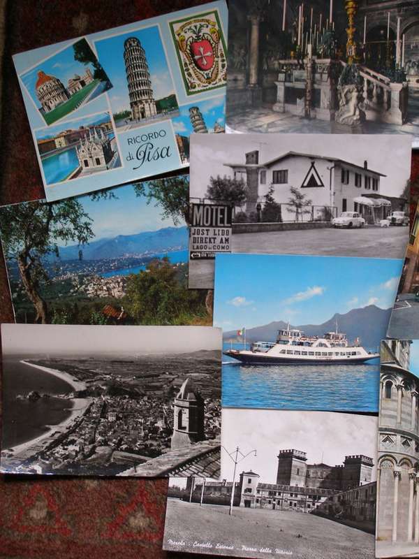 12 Assorted Italian POSTCARDS