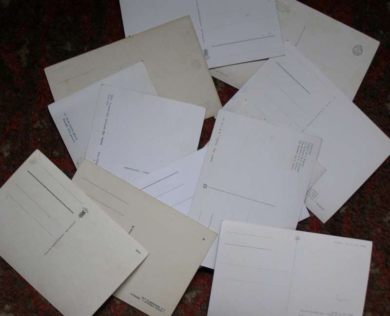 12 Assorted Italian POSTCARDS