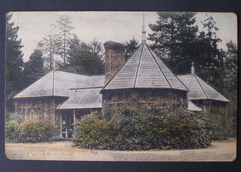 A.S. Series Antique POSTCARD - Swiss Cottage, Weybridge