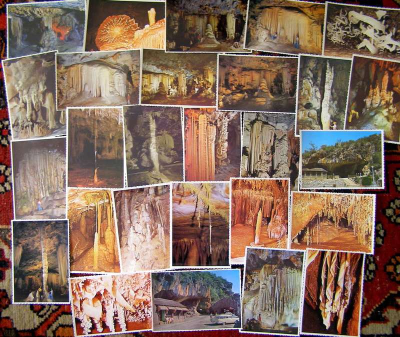 Twenty Seven Arthur English POSTCARDS of the Cango Caves