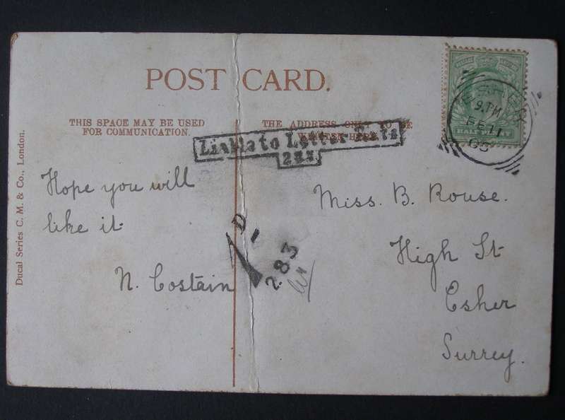 C.M.& Co. Ducal Series POSTCARD - The Dome of St. Paul's Cathedral, London 1905