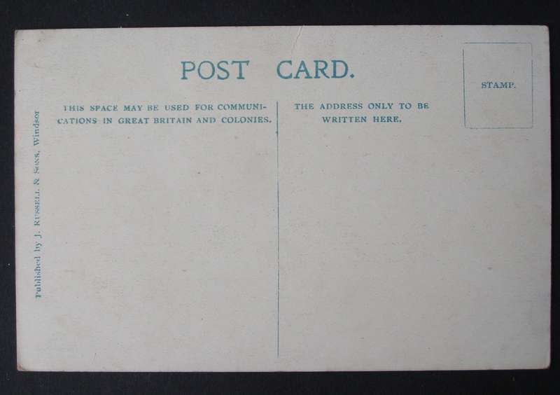 J. Russell and Sons POSTCARD - Vandyke Room, Windsor Castle