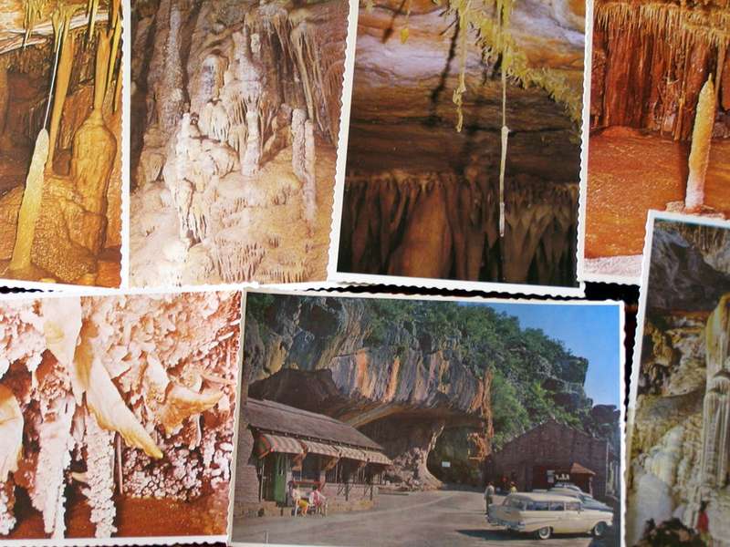 Twenty Seven Arthur English POSTCARDS of the Cango Caves
