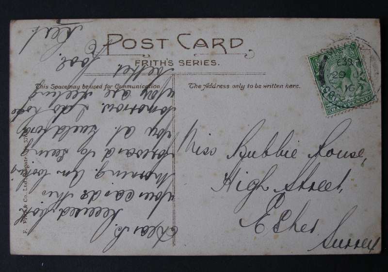 Frith's POSTCARD - Godalming, Ockford Mill 1916