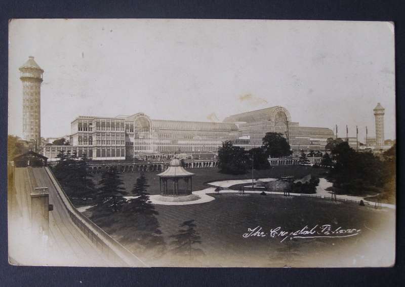 Russell and Sons POSTCARD - The Crystal Palace 1909