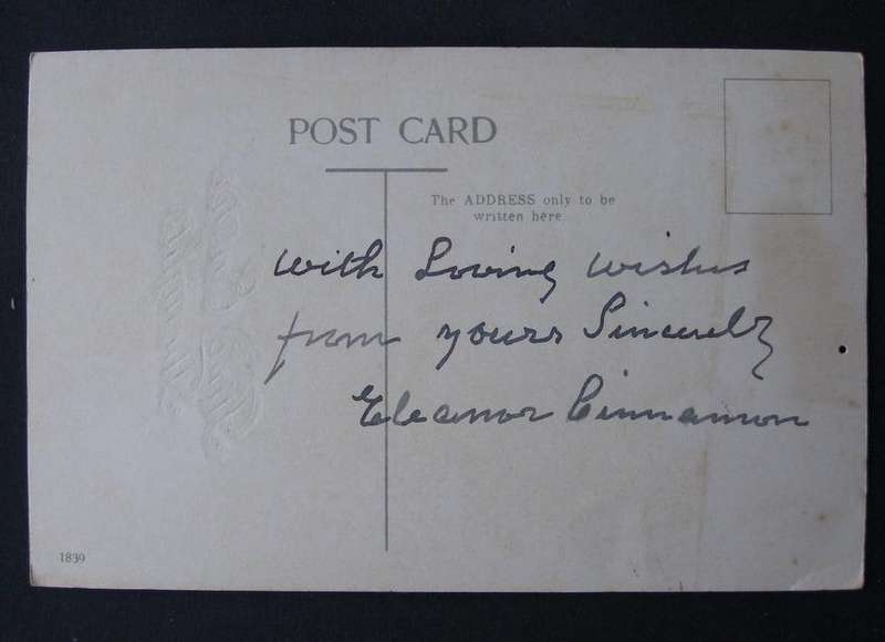 Vintage POSTCARD - Kind Easter Thoughts