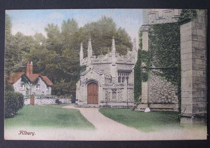 Antique British POSTCARD - Albury 1909