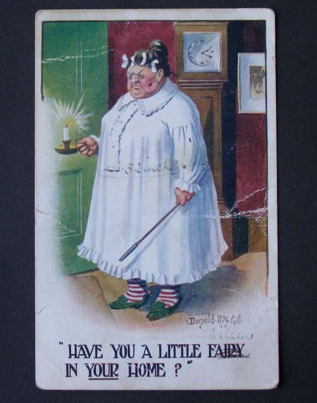 Inter-Art Co. POSTCARD - Have you a little fairy in your home?