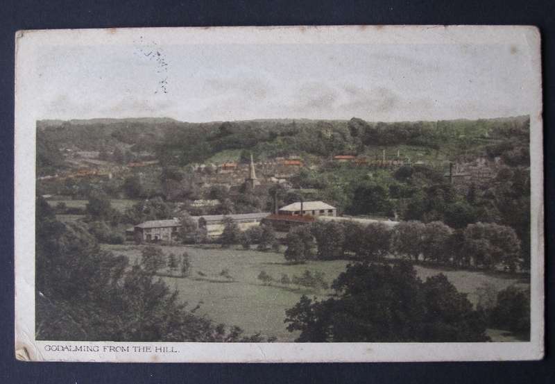 R.A. Series POSTCARD - Godalming from the Hill 1916