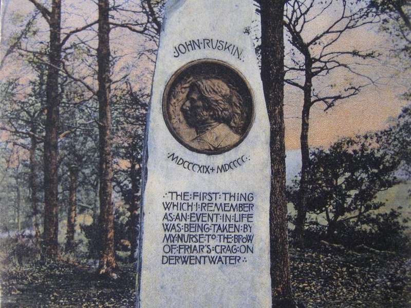 Abraham's Series POSTCARD - The Ruskin Memorial, Friar's Crag