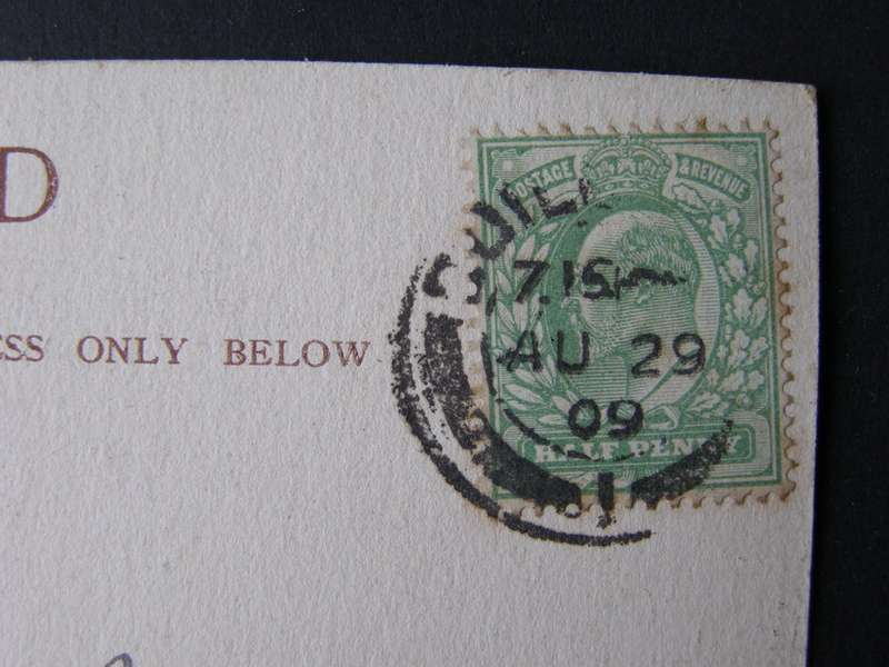 Antique British POSTCARD - Albury 1909